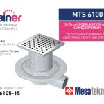 Yandan Çıkışlı Sistemler 70 mm Çap Yükseklik 15 cm Izgara 15 cm