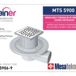 Yandan Çıkışlı Sistemler 100 mm Çap Yükseklik 9 cm