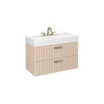 Vea Lavabo Dolabı 100 cm Koyu Bej (10VA50101 dahil)