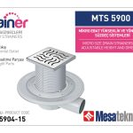 Yandan Çıkışlı Sistemler 50 mm Çap Yükseklik 15 cm