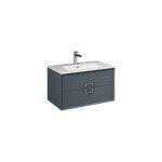 STEPP 80 cm Lavabo Dolabı, Antrasit (10SL51081 dahil)