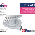 Yandan Çıkışlı Sistemler 70 mm Çap Yükseklik 9 cm Izgara 20 cm Üçgen