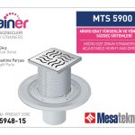 Alttan Çıkışlı Sistemler 100 mm Çap Yükseklik 15 cm