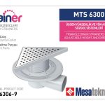 Yandan Çıkışlı Sistemler 100 mm Çap Yükseklik 9 cm Izgara 20 cm Üçgen