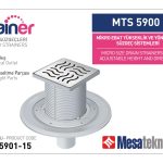 Alttan Çıkışlı Sistemler 50 mm Çap Yükseklik 15 cm