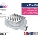 Yandan Çıkışlı Sistemler 50 mm Çap Yükseklik 3 cm Izgara 15 cm