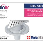 Alttan Çıkışlı Sistemler 70 mm Çap Yükseklik 9 cm Izgara 20 cm Üçgen