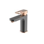 Salvo Plus Colours - Lavabo Bataryası Siyah-Rose Gold