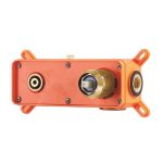 Ankastre Lavabo Bataryası - Round Sıva Altı Parça Altın