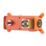 Ankastre Lavabo Bataryası - Square Sıva Altı Parça Altın