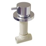 New Plus - Ankastre Stop Valf 3/4 " PPRC Gövde