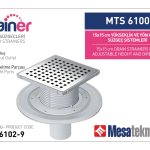 Yandan Çıkışlı Sistemler 32 mm Çap Yükseklik 9 cm Izgara 15 cm