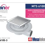 Yandan Çıkışlı Sistemler 70 mm Çap Yükseklik 3 cm Izgara 15 cm