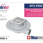 Yandan Çıkışlı Sistemler 70 mm Çap Yükseklik 3 cm