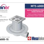 Yandan Çıkışlı Sistemler 70 mm Çap Yükseklik 15 cm Izgara 10 cm