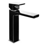 Eca Tiera Orta Boy Lavabo Bataryası- Krom Siyah